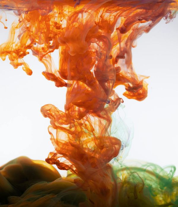 Abstract conceptual yoga flow and balance representation